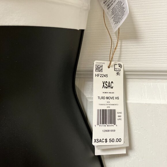 TWO adidas Women's Tlrd Impact High Support Size 32 Xsmall Brand New with Tags - Picture 7 of 9